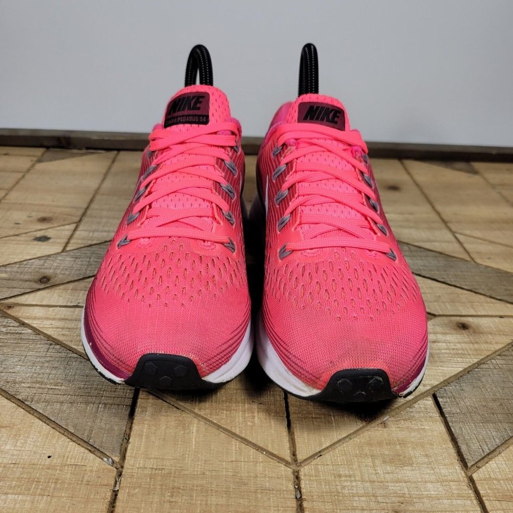 Nike Womens Air Zoom Pegasus 34 880560-605 Pink Running Shoes Sneakers Size 6 - Picture 3 of 9